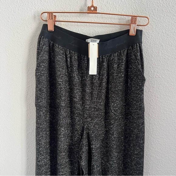NWT Victoria's Secret Pink Gray Sweat Pants Lounge Dorm Leisure Thick Elastic S - Picture 2 of 8